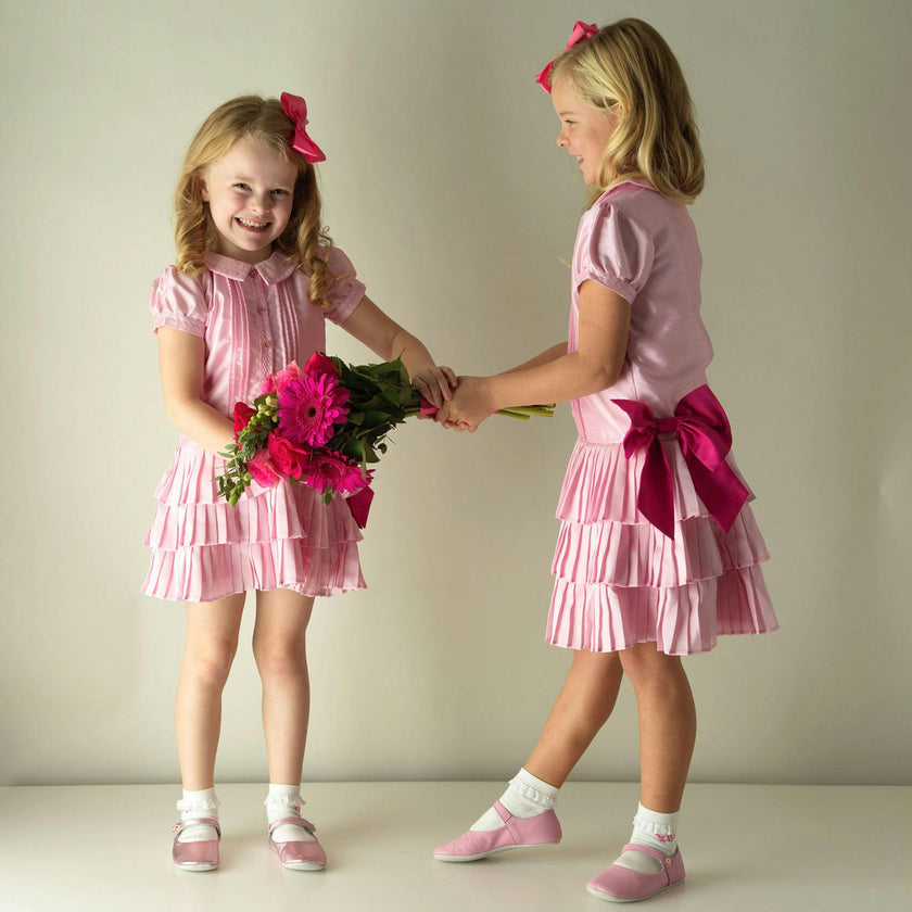 Eloise Dropped-Waist Couture Dress