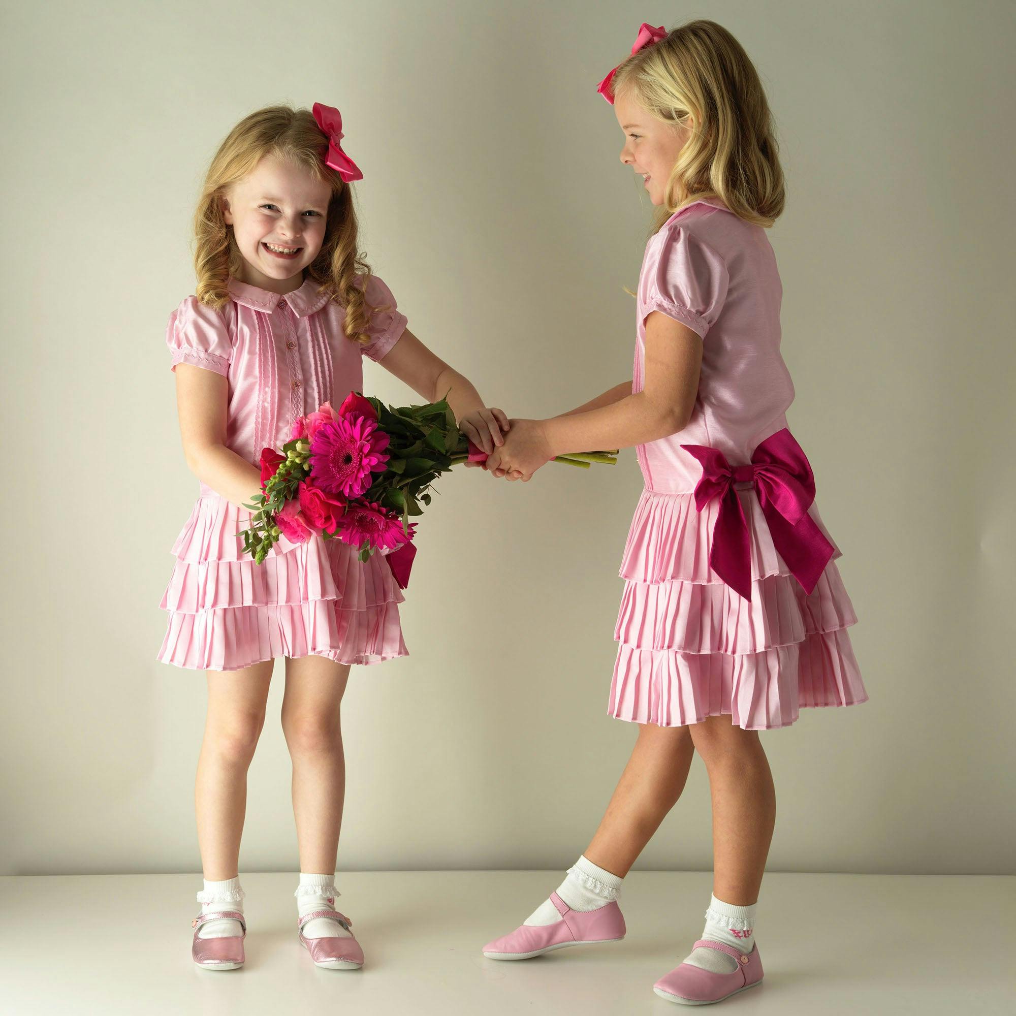 Eloise Dropped-Waist Couture Dress