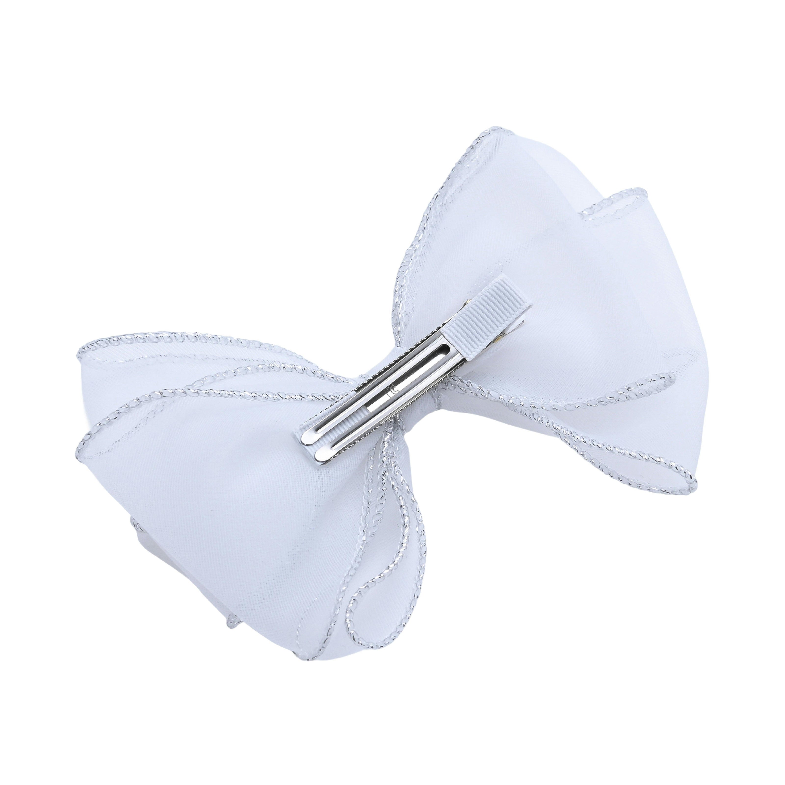 Tulle Glitter Bow Hir Clip Set