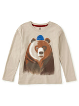 Beanie Bear Graphic Tee, Mist