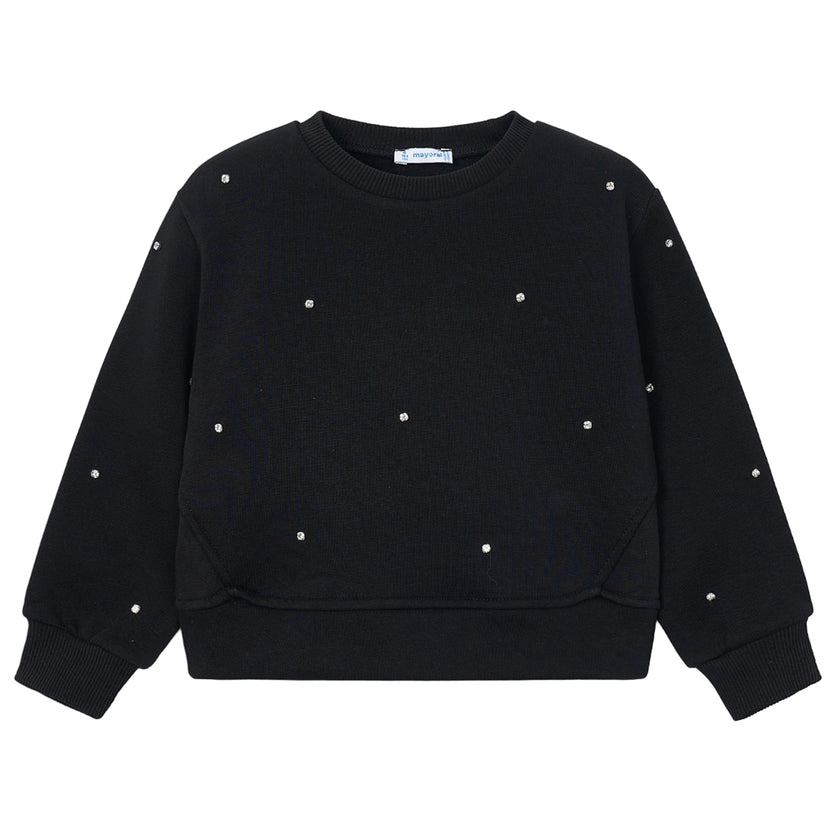 Black Studded Sweatshirt