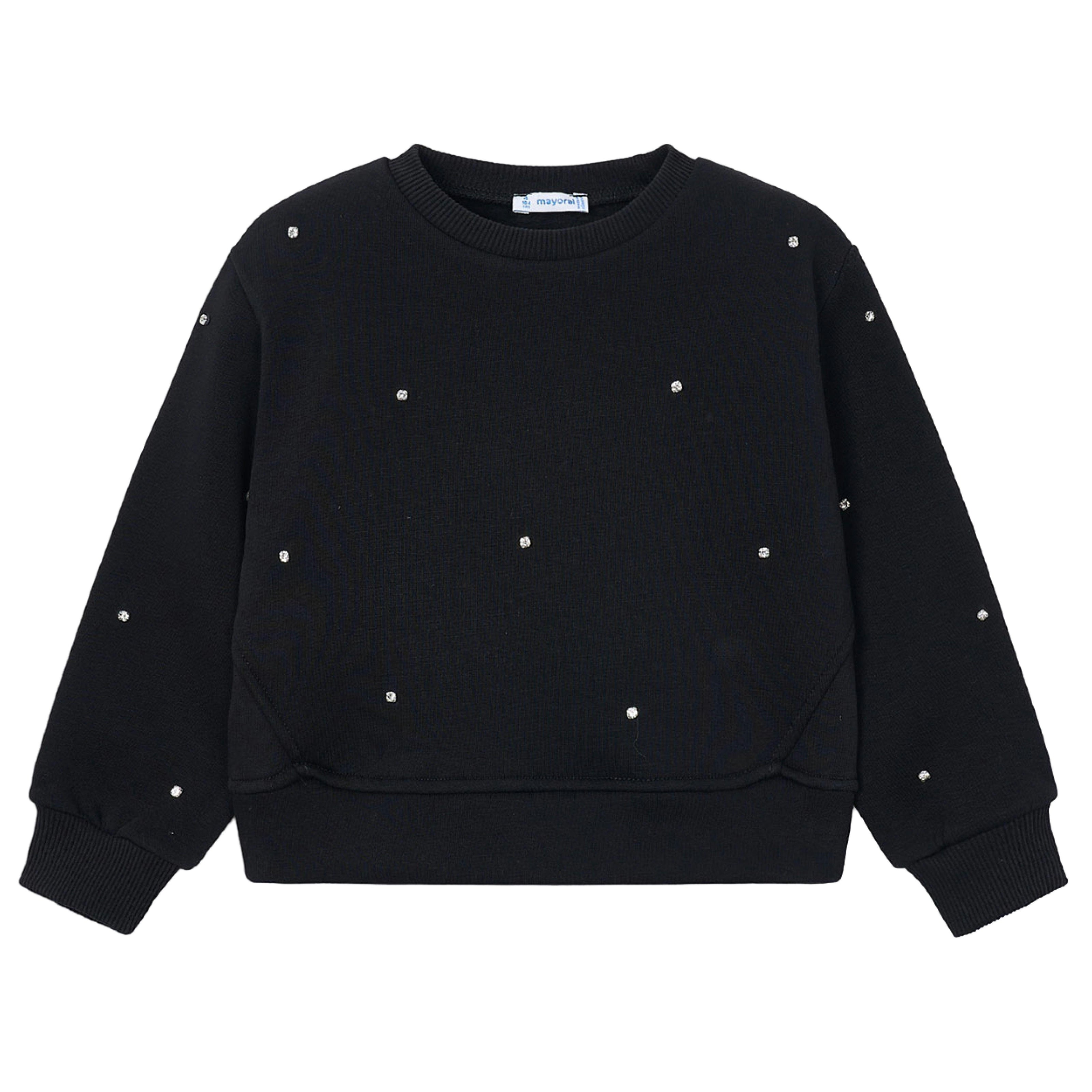 Black Studded Sweatshirt