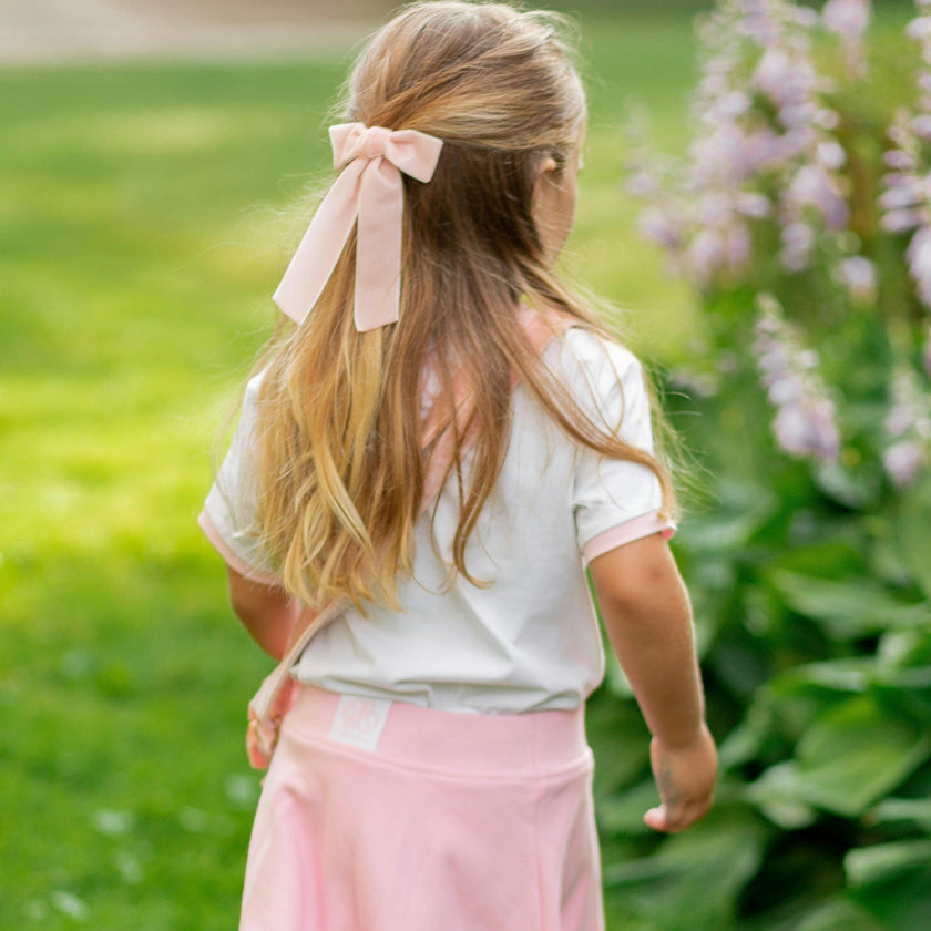 Pink Skirted Bow Jogger
