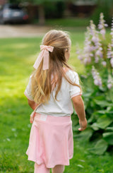 Pink Skirted Bow Jogger