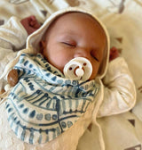 Caspian Whale Cotton Bandana Baby Bib (3 Pack)
