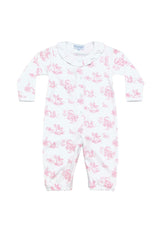 Pink Toile Baby Converter Gown