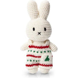 Miffy in Christmas Crochet Dress