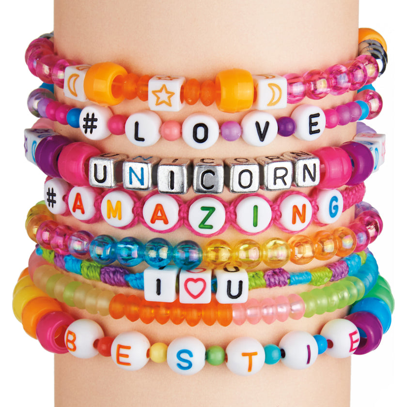 Shimmer 'N Sparkle: ABC Fashion Bead Bracelets