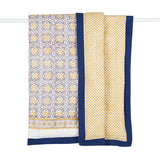 Block-Printed Cotton Crib Quilt