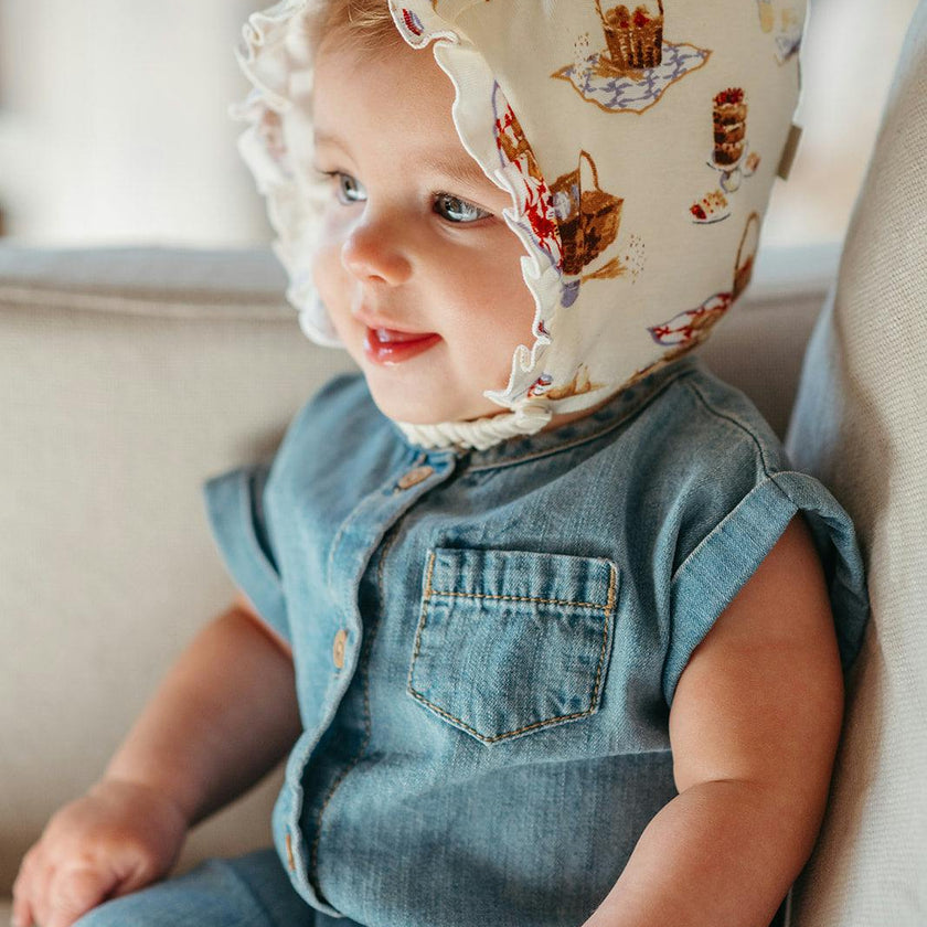 Picnic Organic Cotton Bonnet