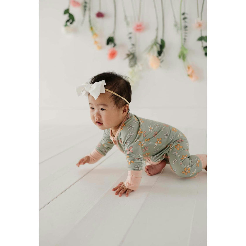 Baby Long Sleeve Zip Romper