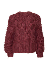Erica Sweater in Raisin