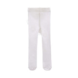 White Ruffle Pom Tail Tights