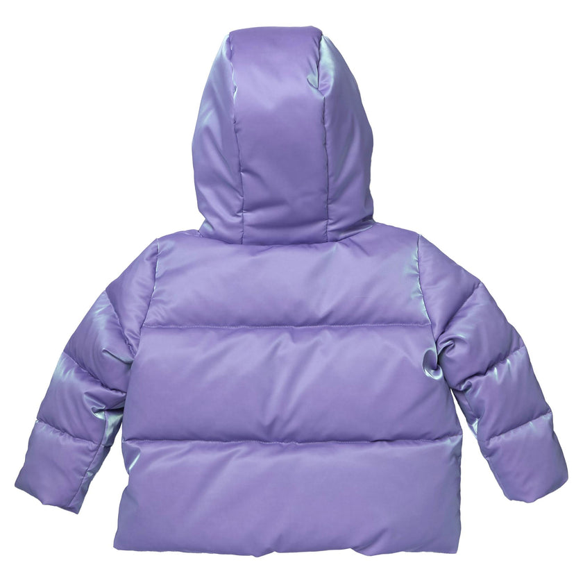 Girls Ruffle Pete Puffer - Lavender