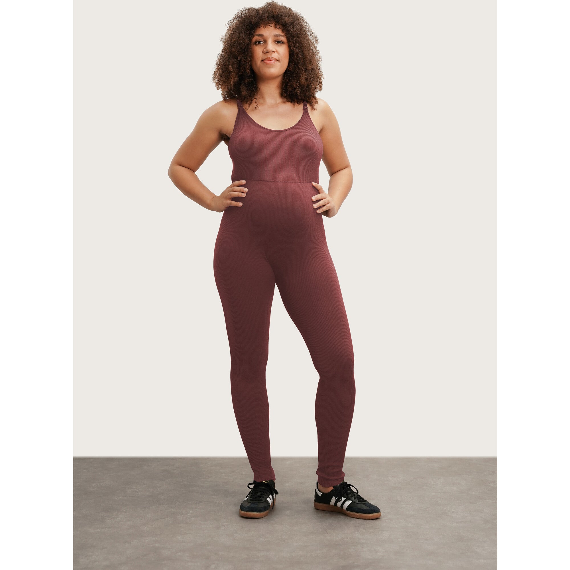The Jordan Nursing Jumpsuit, Red