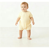 Organic Short Romper - Butter Yellow
