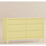 Swell 6-Drawer Assembled Dresser in Pale Yellow