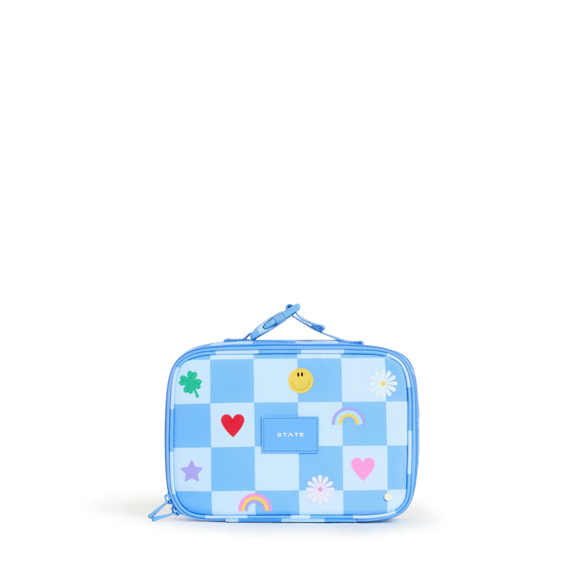 Rodgers Lunch Box, Charms Blue Checkerboard
