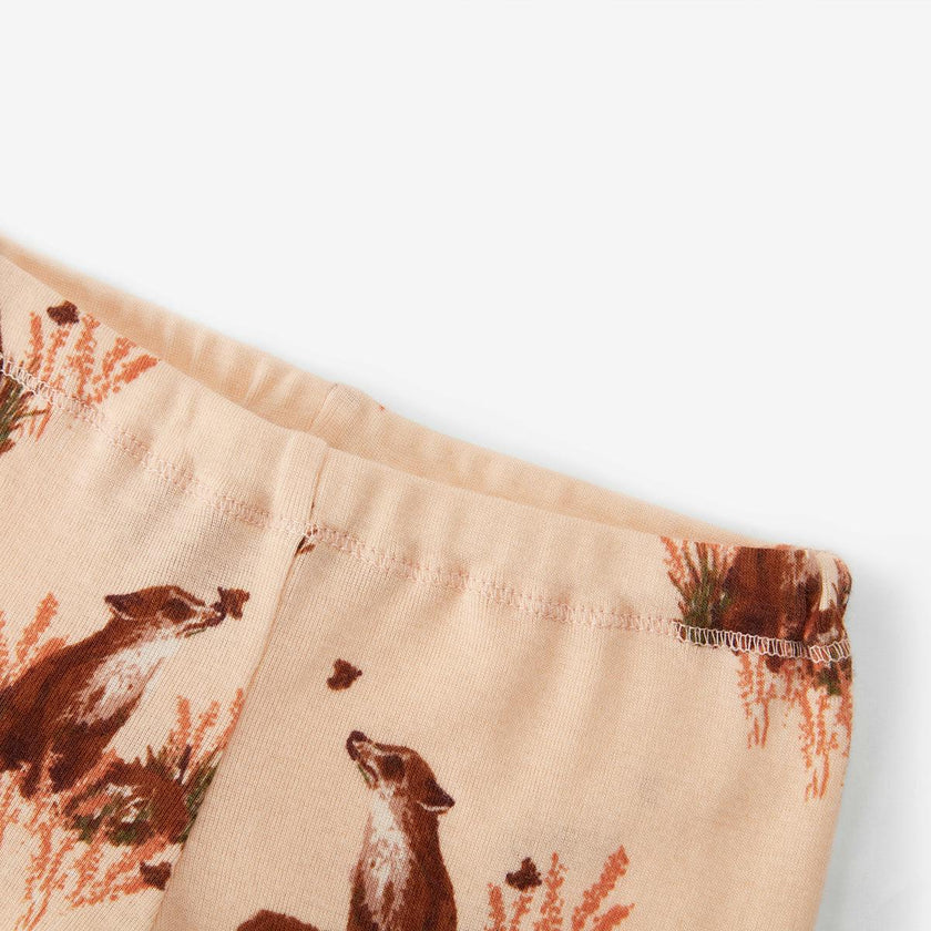 Floral Organic Cotton Dress & Legging Set