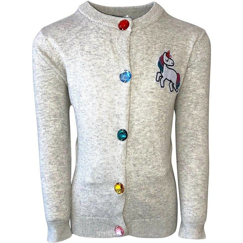 Grey Rainbow Gem Cardigan