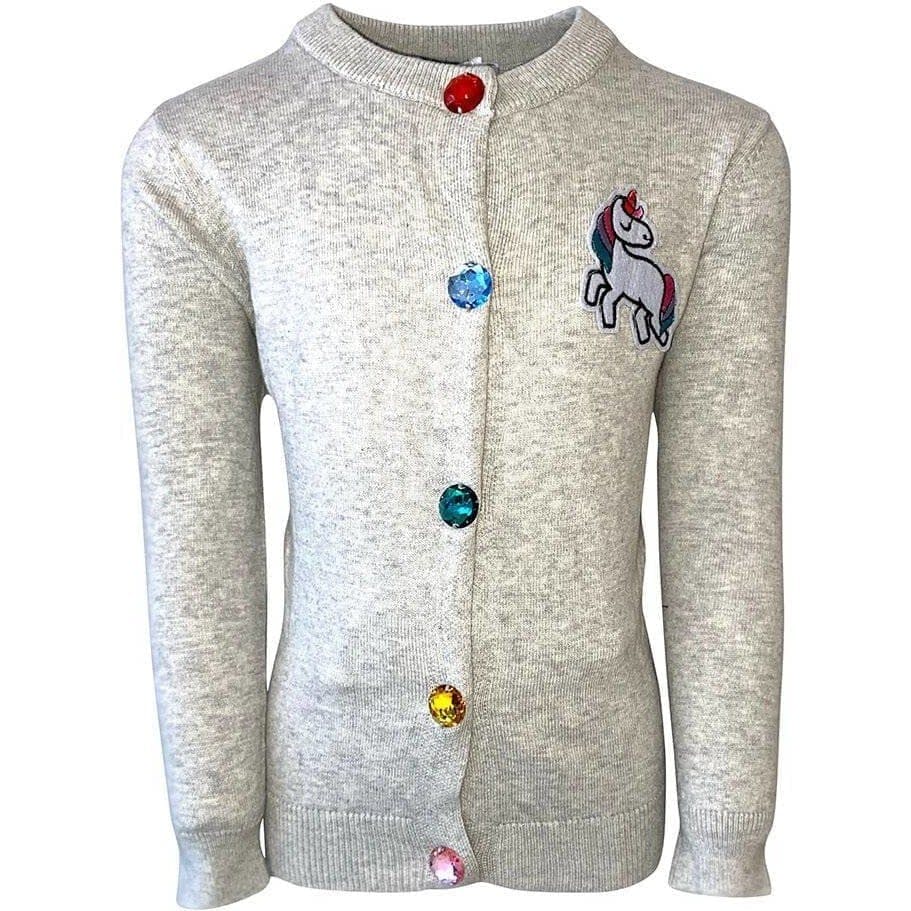 Grey Rainbow Gem Cardigan