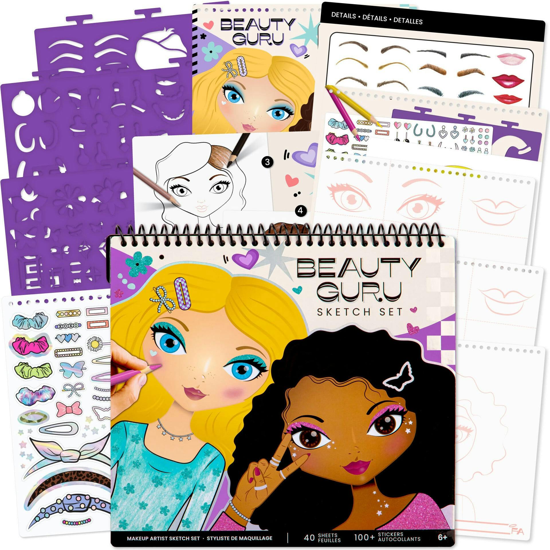 Sketch Portfolio Bundle: Fashionista & Beauty Guru