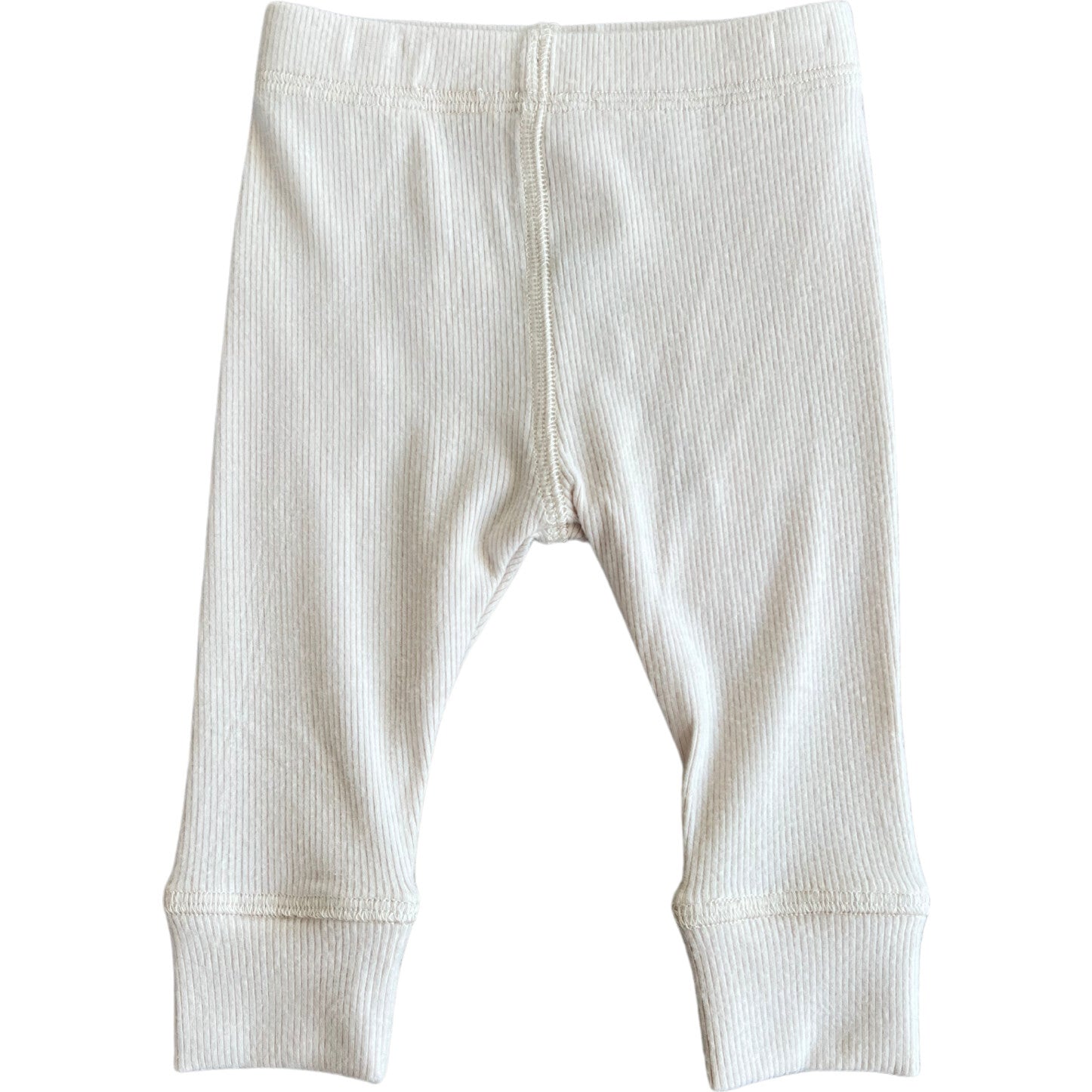 Ribbed Leggings Cream, Cream