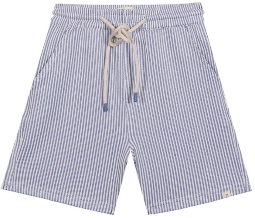 SPLISH ROYAL BLUE SEERSUCKER JERSEY KNIT SHORTS