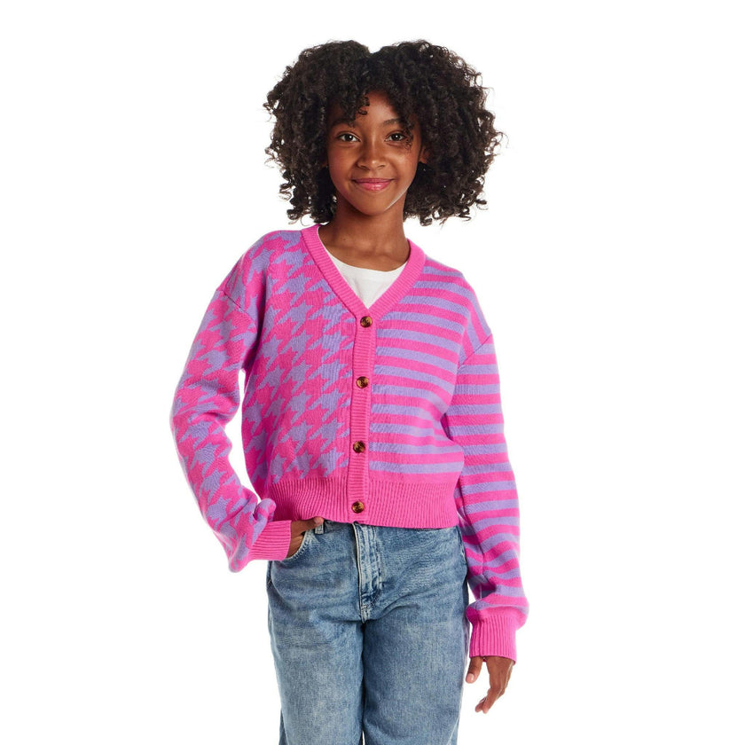 Big Kids Stripe Cardigan