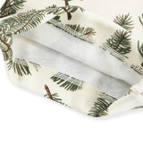 Pine Brushed Newborn Gown & Hat Set