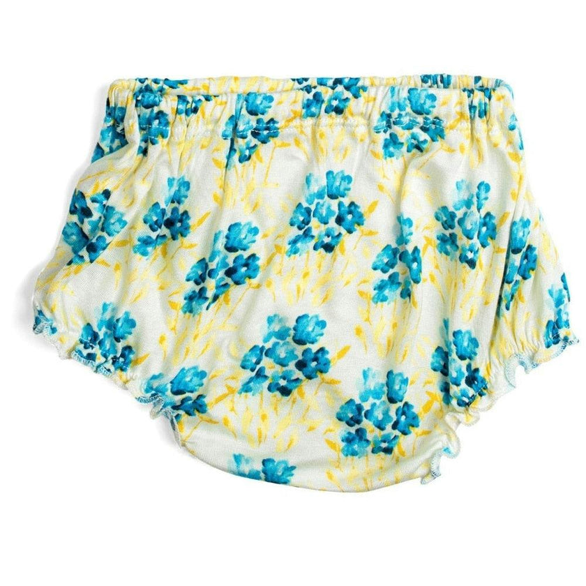 Sky Floral Bamboo Dress & Bloomer Set