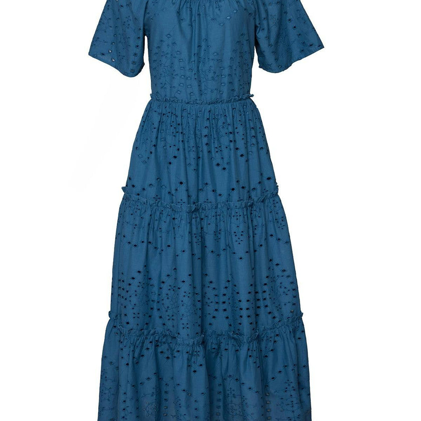 Etta Dress in Cobalt