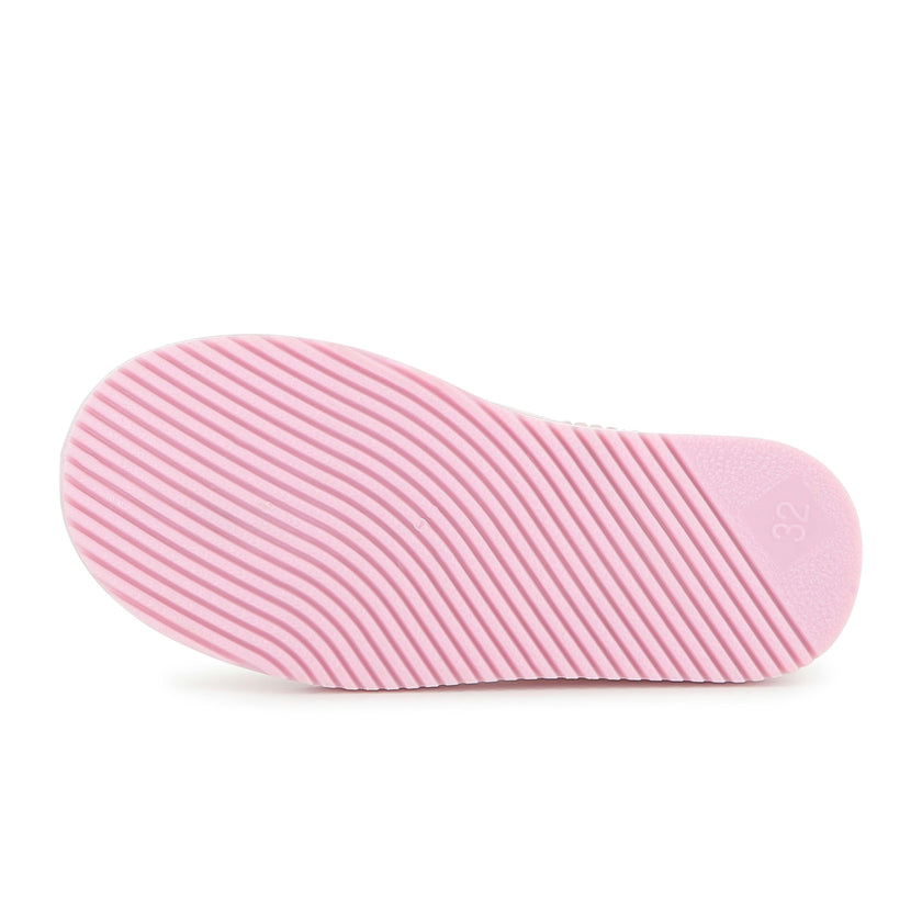 Pink Sequin Après‑Ski Boots