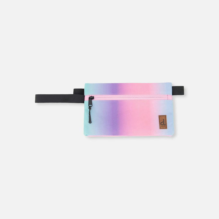 Little Girl Gradient Double-Compartment Pencil Case