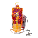 Kurt Adler 6.6-Inch Battery Operated Magical Iridescence Holographic Jack-O-Lantern