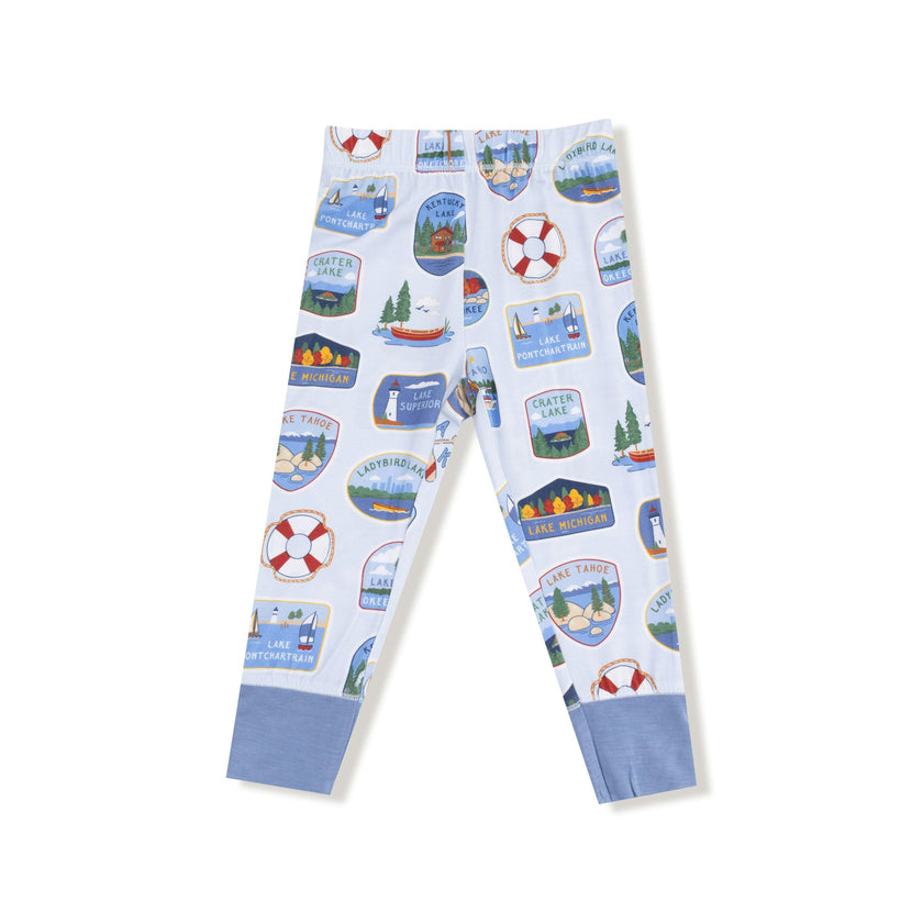Lake Stickers - Long Sleeve Loungewear Set