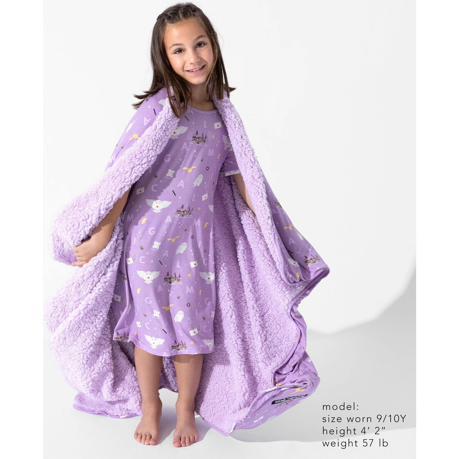 Hedwig's Magical Mail Bamboo Girls' Short Sleeve Dress