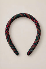Hair Bows in Evergreen Plaid