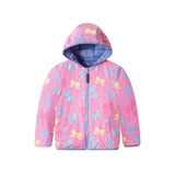 Reversible Color-Changing Puffer Jacket | Pink Bows