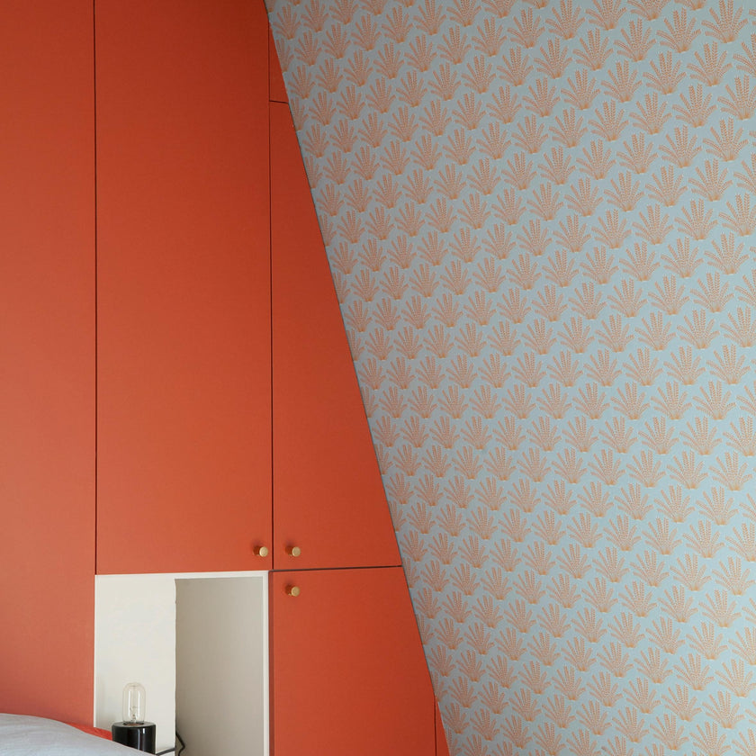 Papier peint MARACAS coloris Caramel