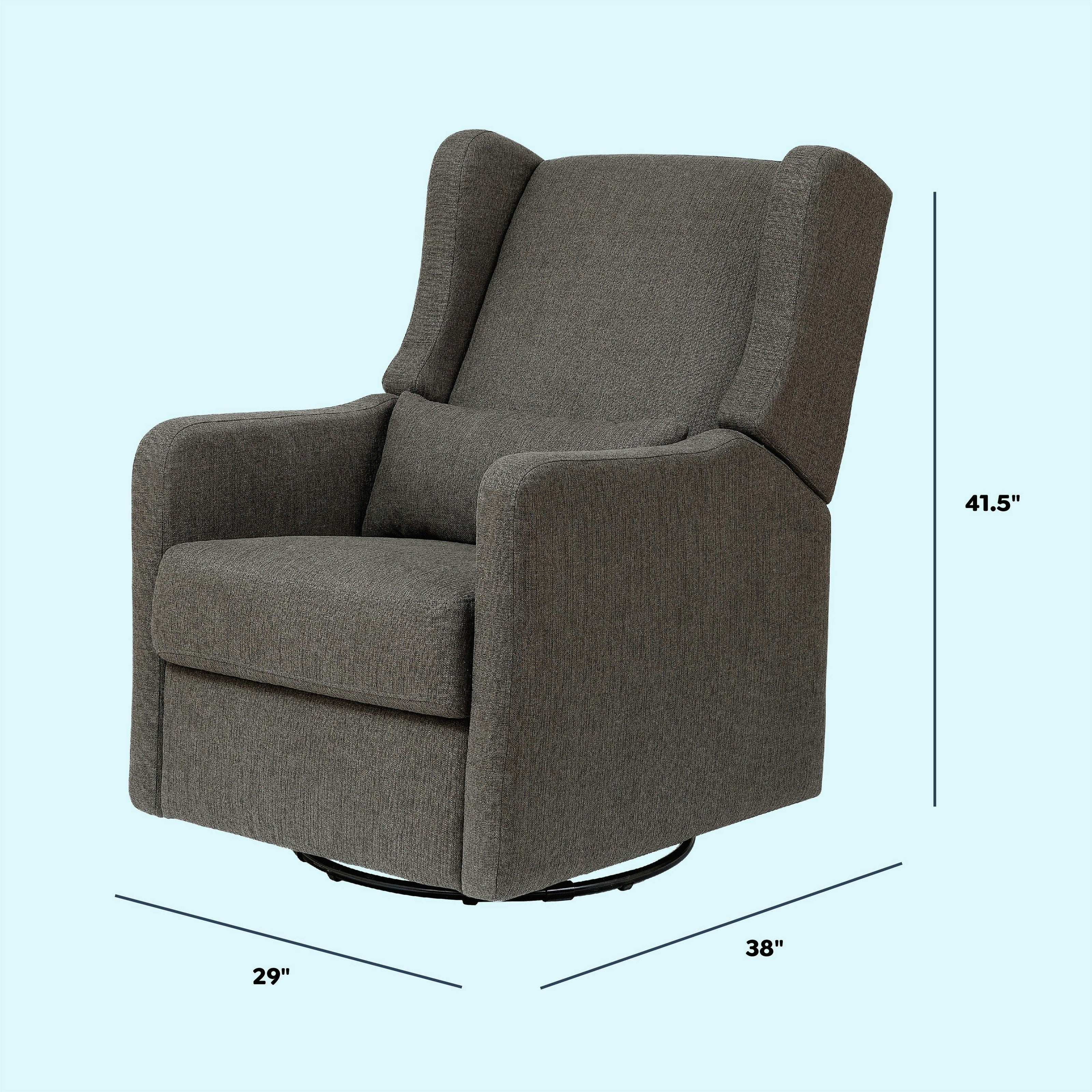 Carter's Arlo Recliner and Swivel Glider | Water Repellent & Stain Resistant Fabric