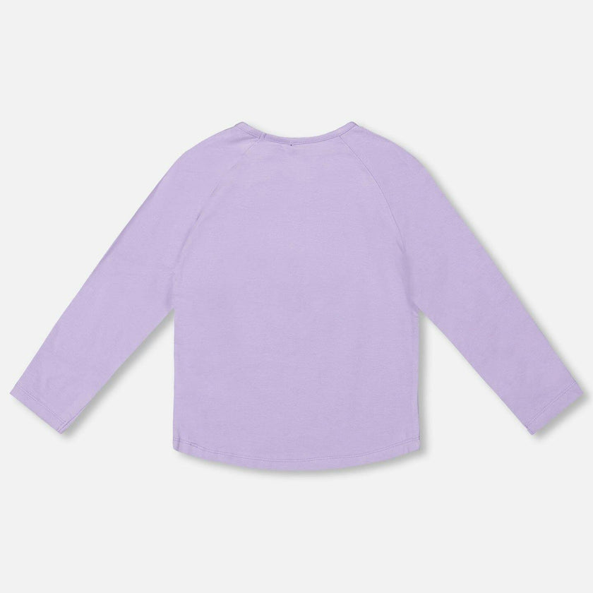 Organic Cotton Long Sleeve T-Shirt with Sequin