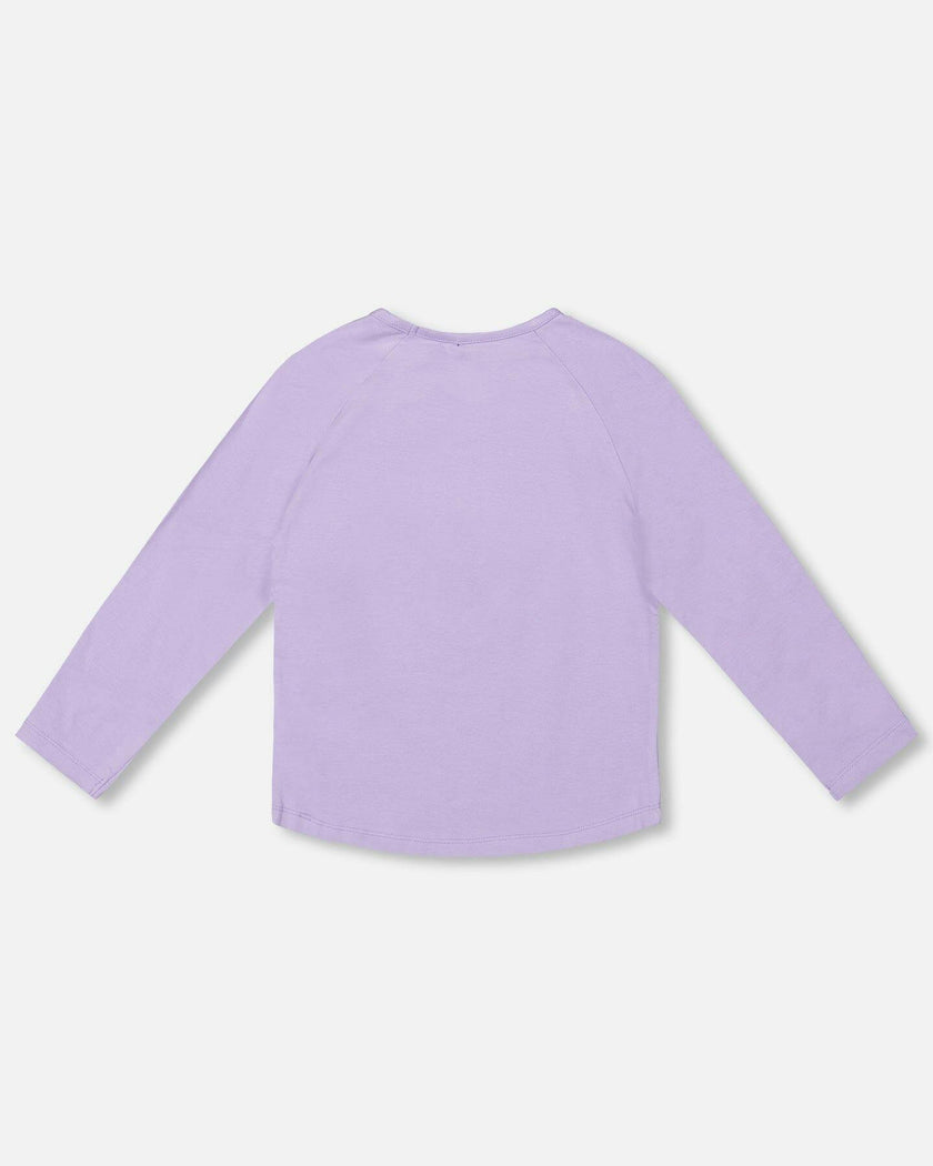 Organic Cotton Long Sleeve T-Shirt with Sequin