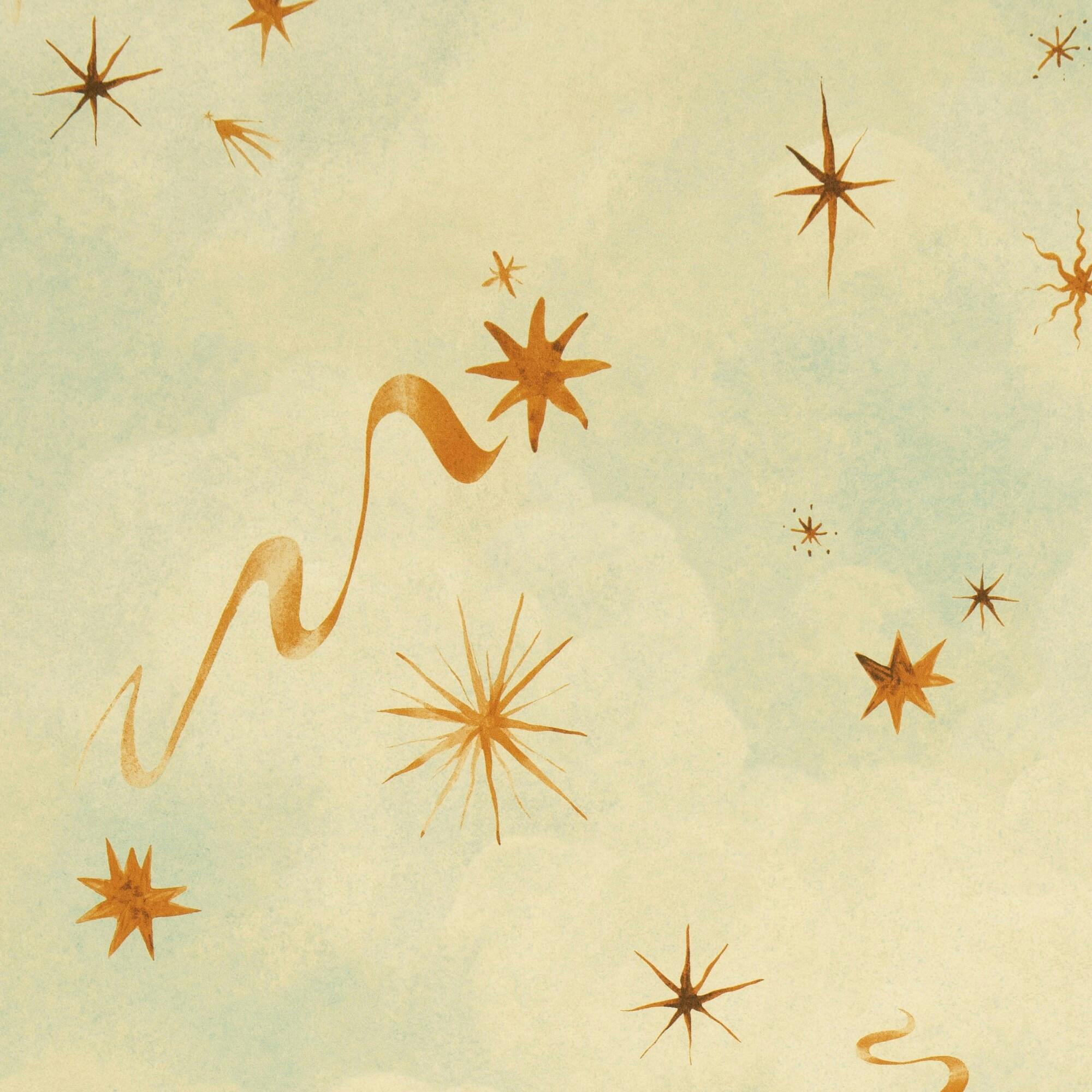 Luminaries Mid-Scale Design Textured Wallpaper