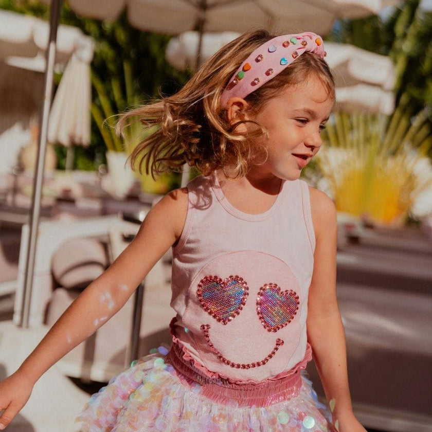 Emoji Patch Sequin Tank