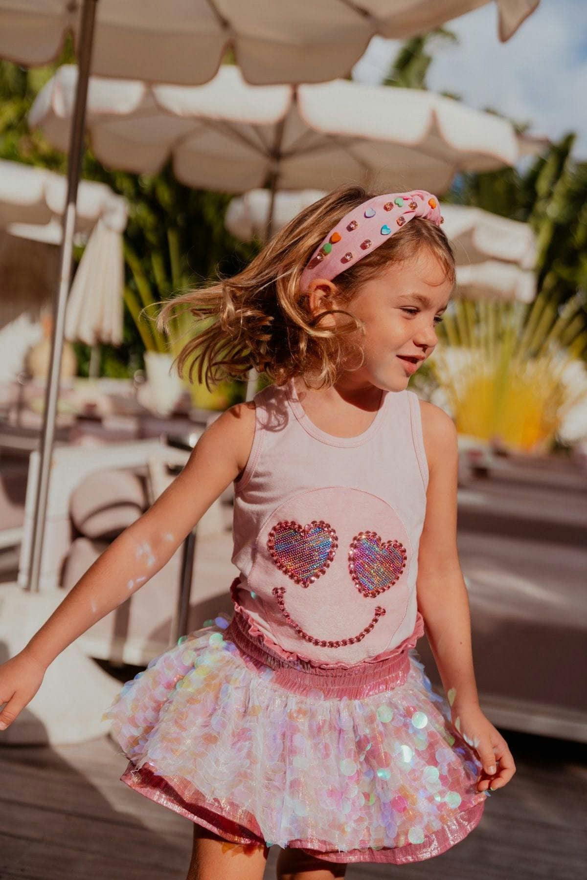 Emoji Patch Sequin Tank