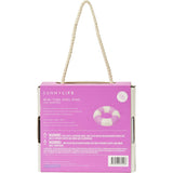 Mini Tube Pool Ring: Zest Magenta Stripe