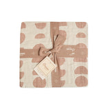 Cotton Jacquard Baby Blanket (Copper Moon Phase)