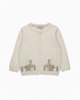 Baby Bunny Cardigan in Winter White