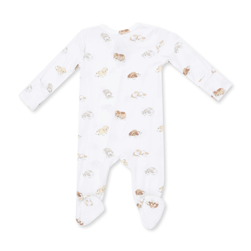Puppy Snuggle Club - 2 Way Zipper Footie